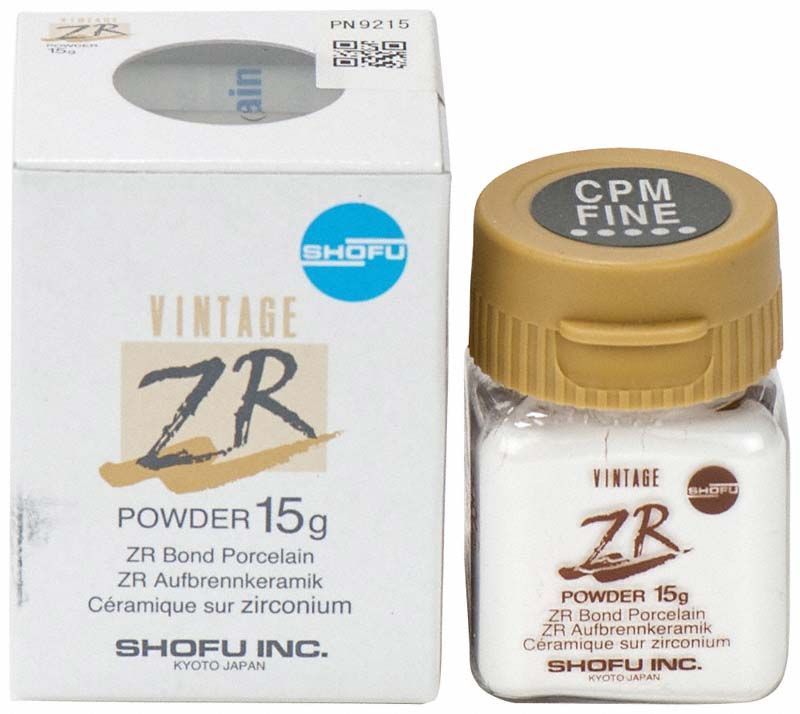 VINTAGE ZR Korrekturmasse CPM fine in transparenter Flasche mit braunem Deckel und Verpackung.