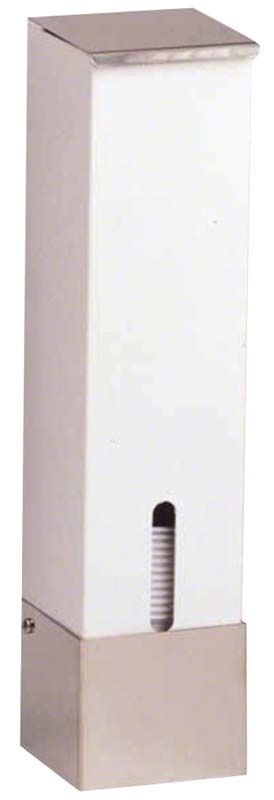 Image of Spender für Trinkbecher Metall weiß