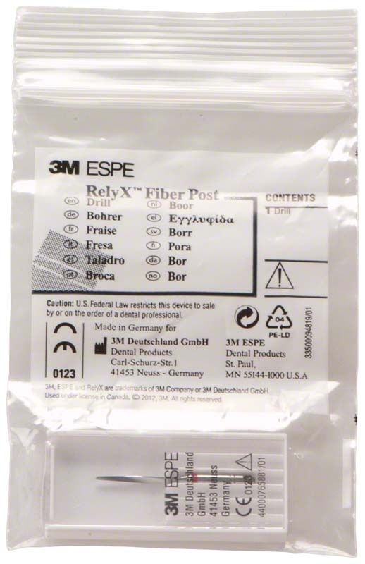 RelyX Fiber Post Bohrer (3D) Gr. 2 in Originalverpackung mit Etikett.