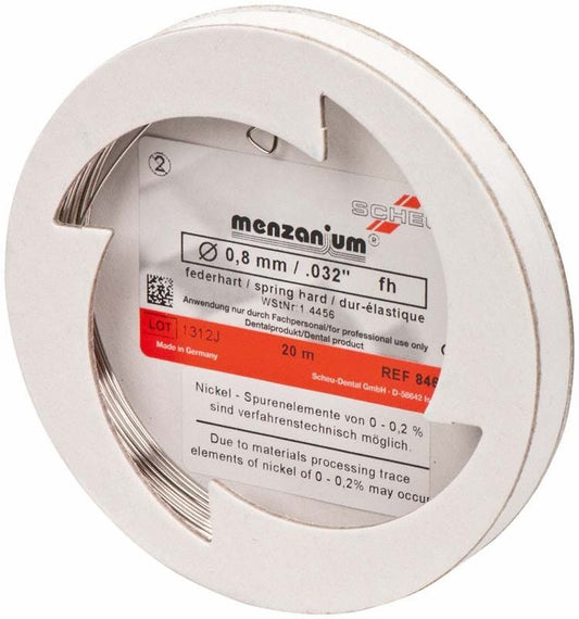 Image of MENZANIUM® Spulendraht federhart - 0,8mm