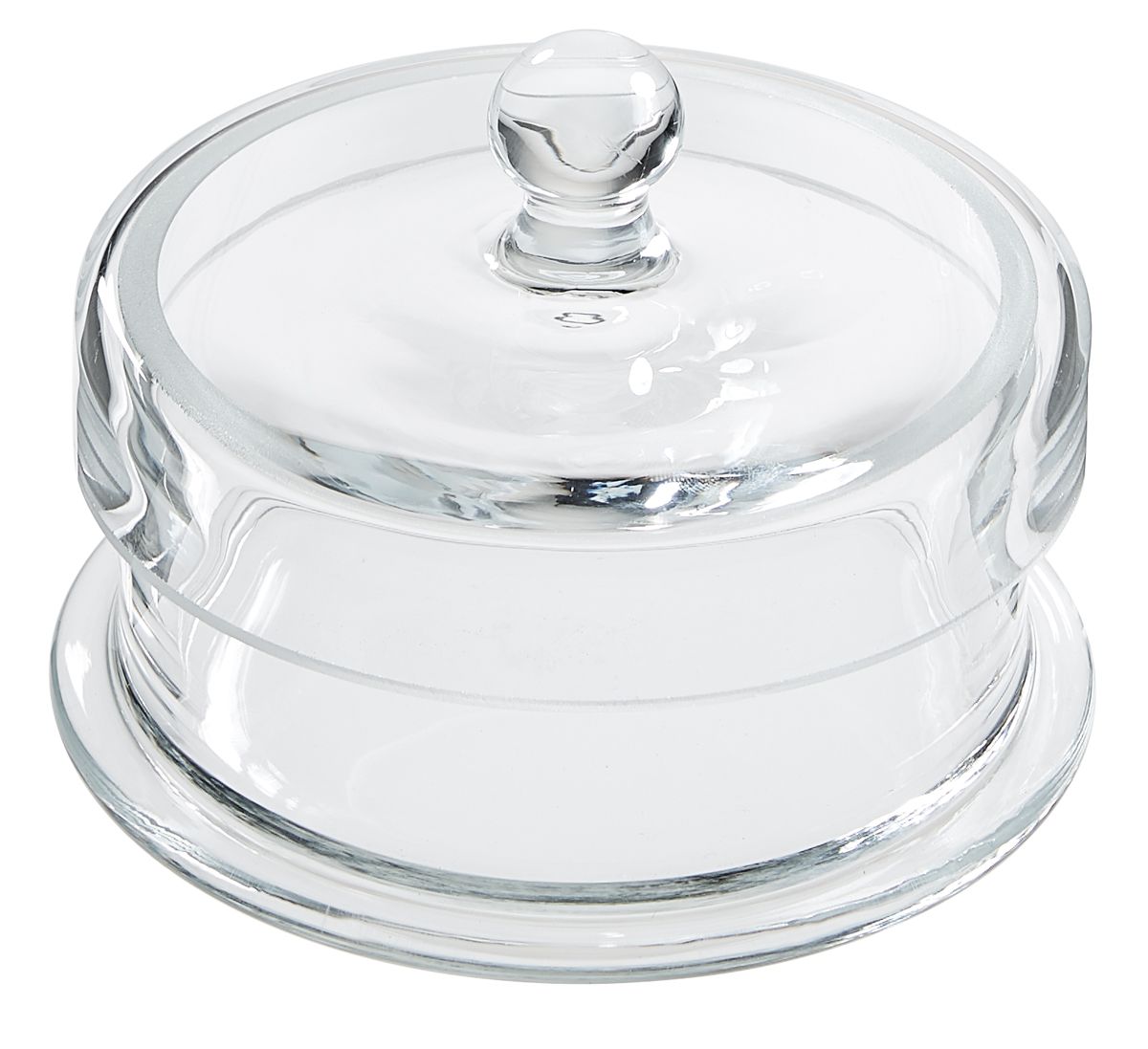 Image of Watteglas mit Überfalldeckel Ø 100mm - Höhe: 50mm