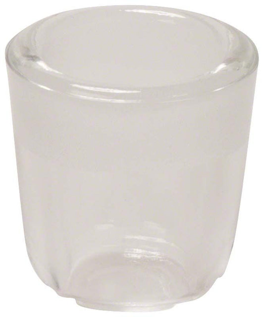 Klarglaskappe für Spirituslampe zur sicheren Flammenlöschung und Schutz.