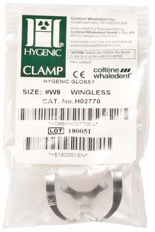Image of HYGENIC® flügellose Klammer Nr.W9 für Frontzähne
