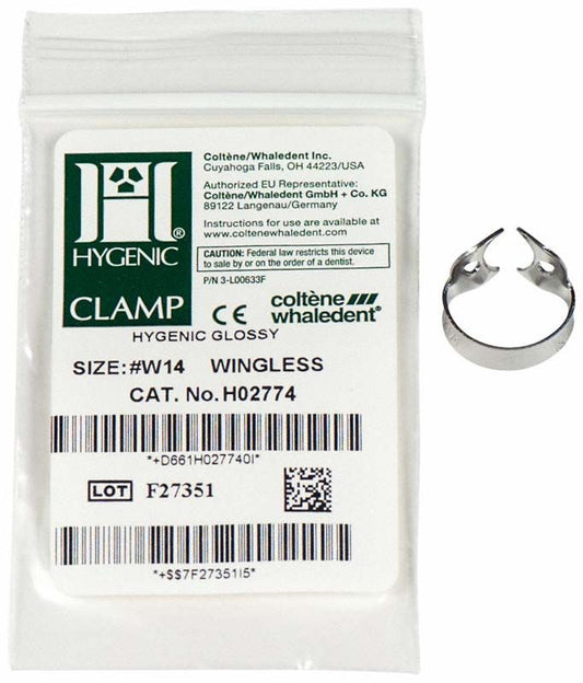 Image of HYGENIC® flügellose Klammer Nr.W14 für Molaren