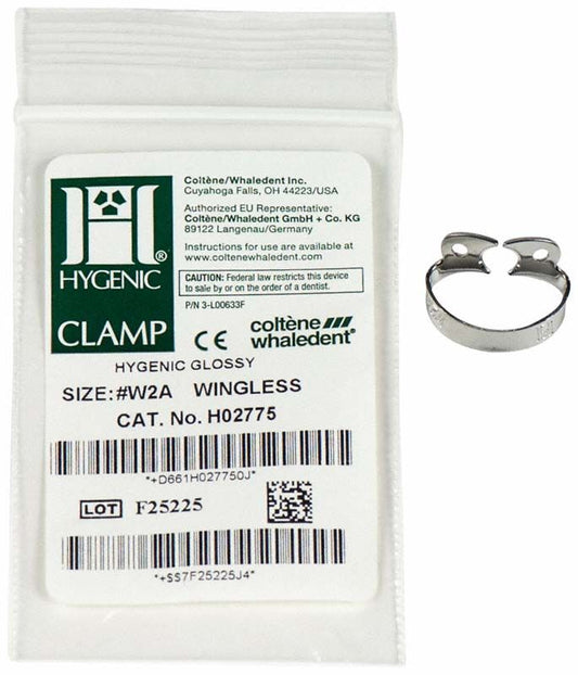 Image of HYGENIC® flügellose Klammer Nr.W2A für Prämolaren und Oberkiefer Schneidezähne