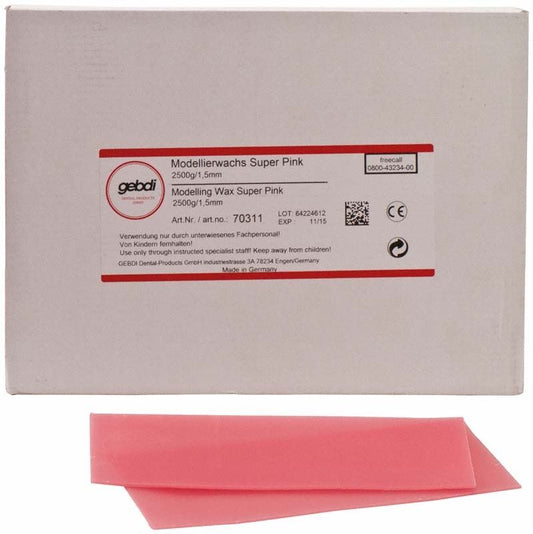 Image of Modellierwachs Super Pink 2500g 1,5mm