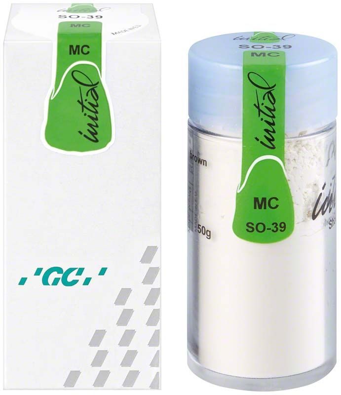 GC Initial MC Shoulder Opaque 50g SO-39 Pulver in Dose mit Verpackung.