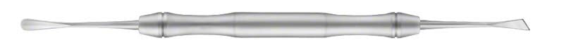 Raspatorium LiquidSteel® GLICKMAN mit doppelseitiger Metallklinge.