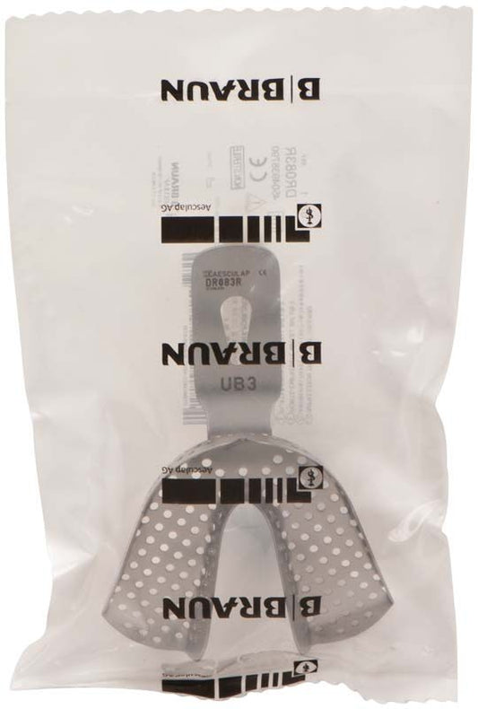 JESCO-Form Abdrucklöffel UK bezahnt UB 3 in steriler Verpackung.