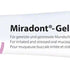 Miradont®-Gel Tube mit 15 ml für Mundschleimhautpflege, weiß-blaues Design