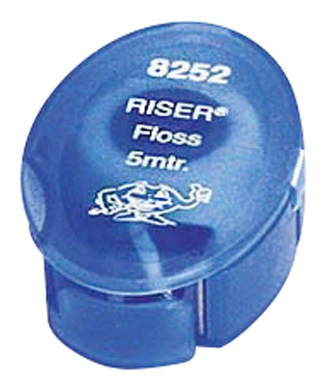 Riser Floss 5m in blauer Kunststoffverpackung mit Aufdruck.