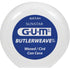 GUM® BUTLERWEAVE® Zahnseide im weißen Spender mit blauem Etikett.