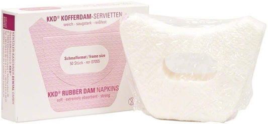 Image of Kofferdam Servietten Schmalformat