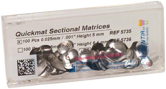 Image of Quickmat Teilmatrizen Prämolar 0,025mm / 5mm