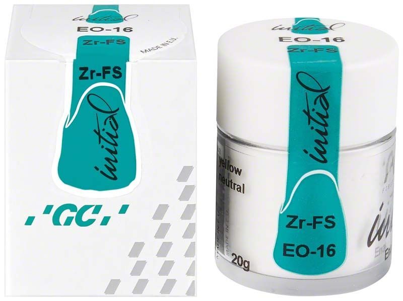 GC Initial Zr-FS Enamel Occlusal EO-16, 20g, in Originalverpackung.