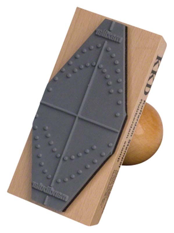 KKD® Stempel zur Markierung von Zahnpositionen auf Kofferdammembrane.