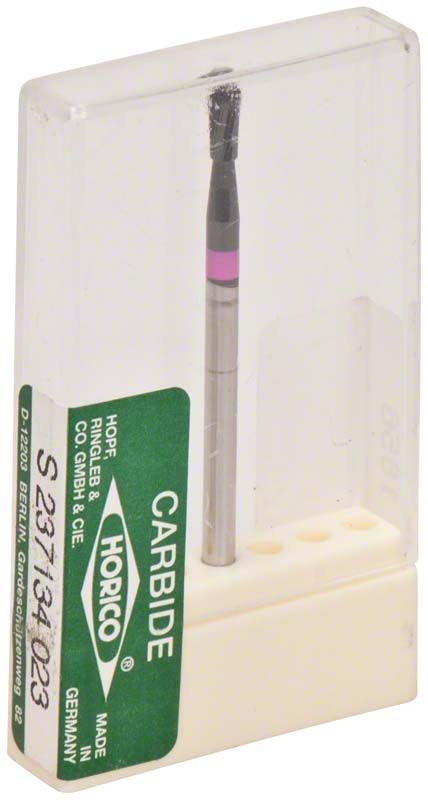 Hartmetallfräser schwarz beschichtet S237 134 023 in Verpackung.