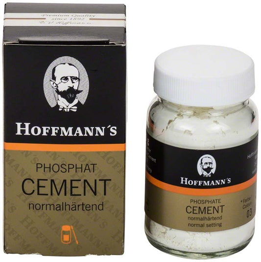 Hoffmann's Phosphat Cement Pulver normalhärtend Nr. 3 mit Verpackung.