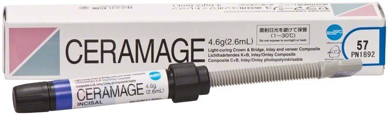 Ceramage Schneide 57 Komposit-System für den Dentalbereich in Verpackung.