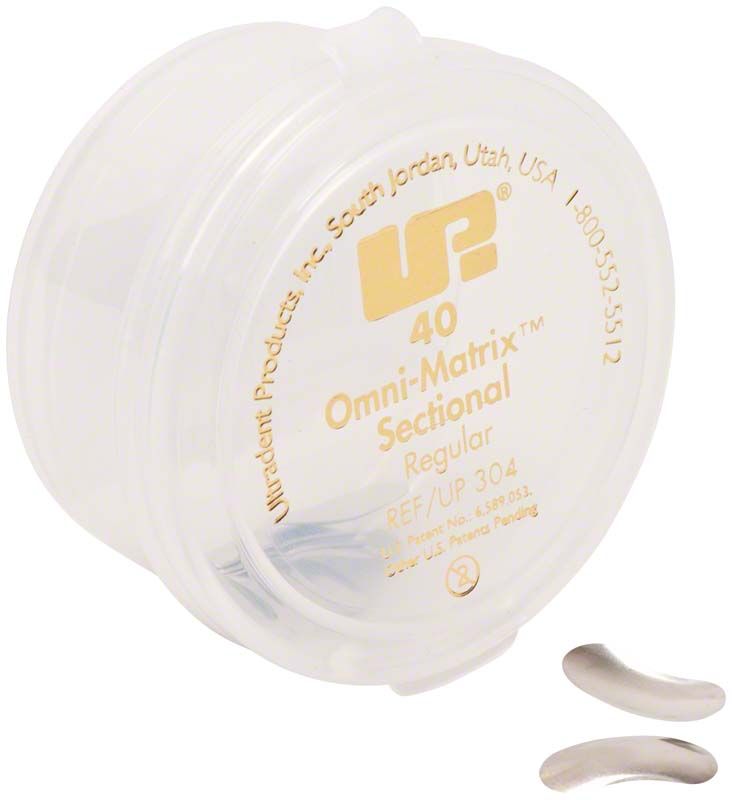 Omni-Matrix™ Sectional Regular Matrizenbänder in transparenter Verpackung.
