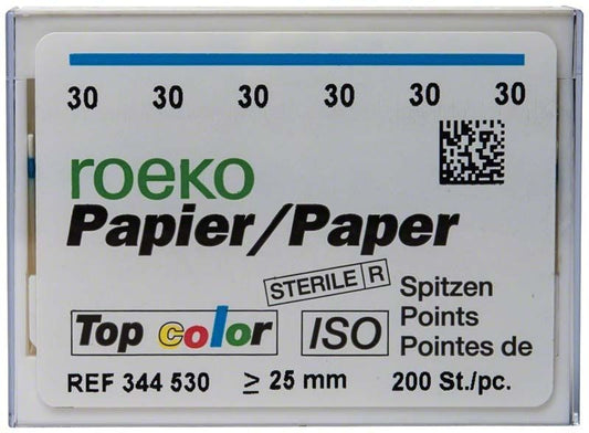 Image of ROEKO Papierspitzen Top color Normalpackung Gr. 030 blau