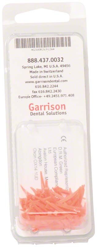 G-Wedge mittel orange Keile in Kunststoffverpackung von Garrison Dental Solutions