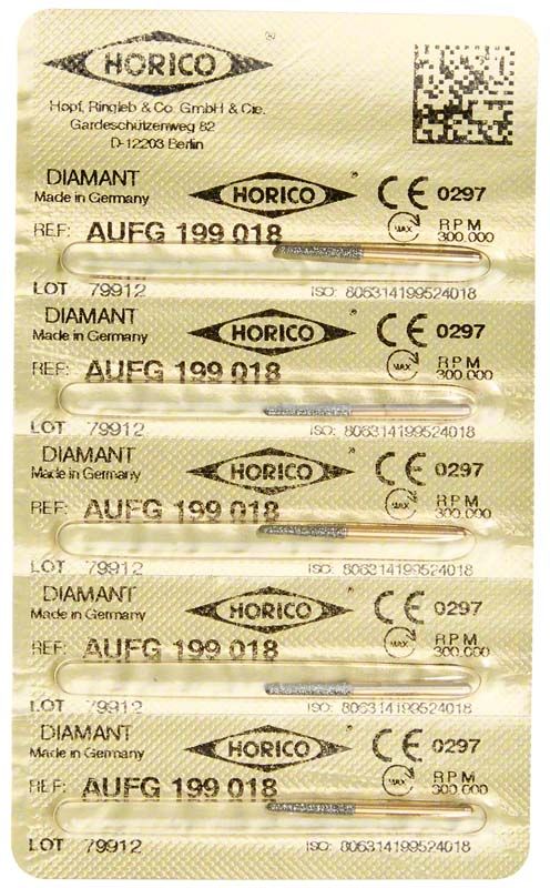 Verpackung von Löwenschleifer AuFG 199 018 mit sechs Skalpellklingen.