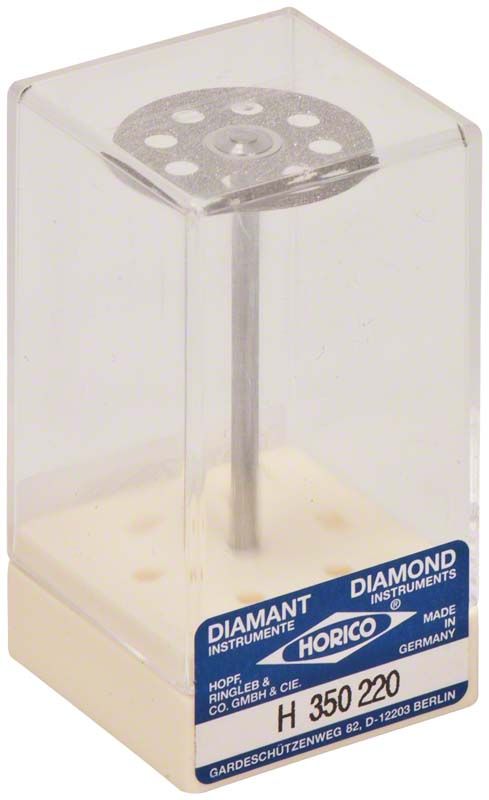 Diamantscheibe flexibel H 350 220 Diaflex in transparenter Verpackung.