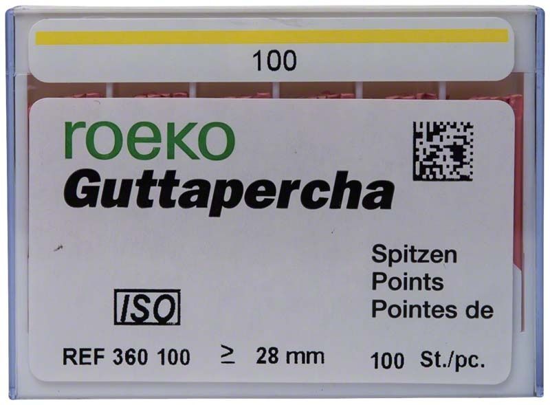 Image of ROEKO Guttapercha-Spitzen rosa (ISO)-Schiebeschachtel Gr. 100