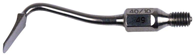 SONICflex prep gold Spitze Form 49 für mesiale Anwendungen in Nahaufnahme