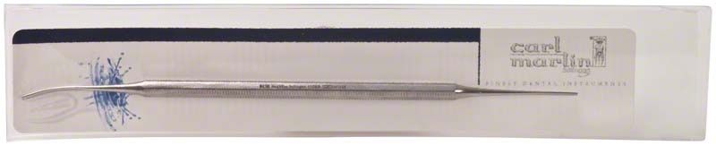 Tamponadenstopfer LUNIATSCHEK mit 2,2mm Arbeitsenden auf Verpackung.