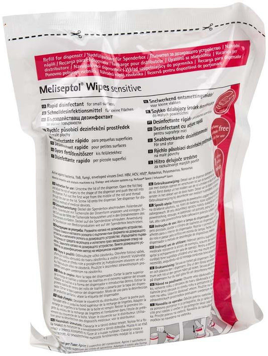 Image of Meliseptol® Wipes sensitive Nachfüllpackung