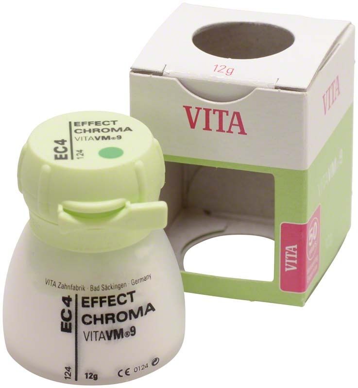 EC4 Effect Chroma VM9 Keramikpulver, 12g, mit Verpackung.