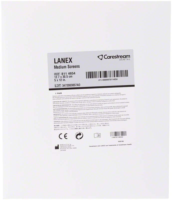 Image of Kodak Lanex Folie Medium 12,7 x 30,5cm