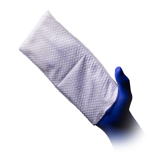 Waschhandschuhe, Molton-Vlies, feucht