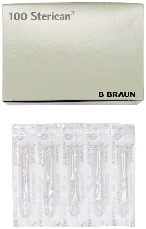 100 Sterican Einmalkanülen von B. Braun in Einzelverpackungen