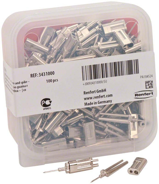 Image of Bi-Pin lang , mit Hülse & Steckstift - 100er