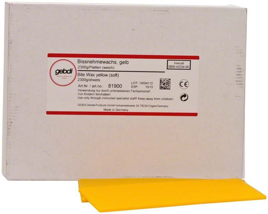 Image of Bissnehmewachs ohne Aroma Platten 2350g gelb