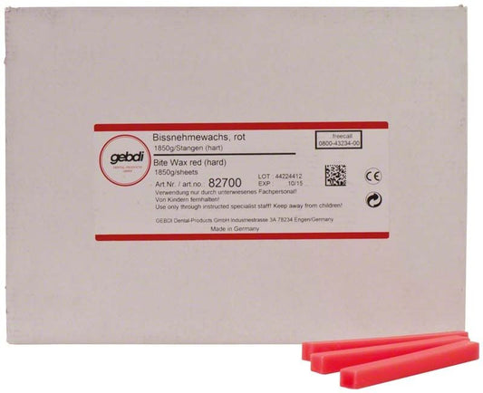 Image of Bissnehmewachs ohne Aroma Stangen 1850g rot