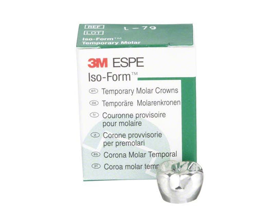 Iso-Form Kronen Molaren UK L-79-Verpackung mit Zahnkrone.