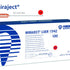 Sterile Einweg-Injektionskanüle Miraject Luer 25G, 0,5 x 42mm, in Verpackung.