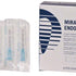 Miraject Endotec Duo 23G Applikationskanüle in Einzelverpackung und Originalverpackung.