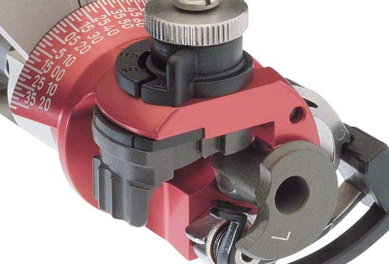 Protar® evo 9 Artikulator ohne Split-Cast mit roter Skala.