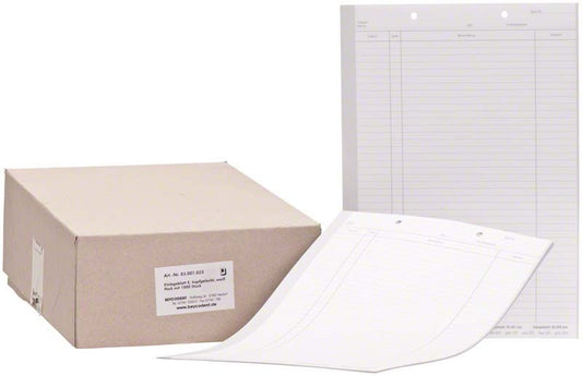 Image of Einlegeblatt E weiß