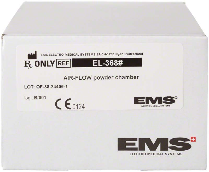 Pulverkammerverpackung für AIRFLOW® Master Dentalhygiene-Geräte.