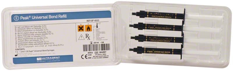 Peak Universal Bond Refill-Kit mit vier Spritzen à 1,2 ml.