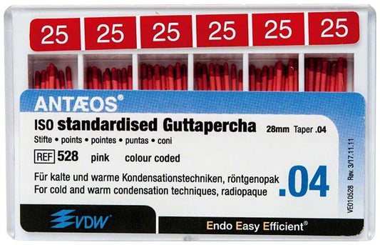 Image of Guttapercha .04 Gr. 25/.04 rot