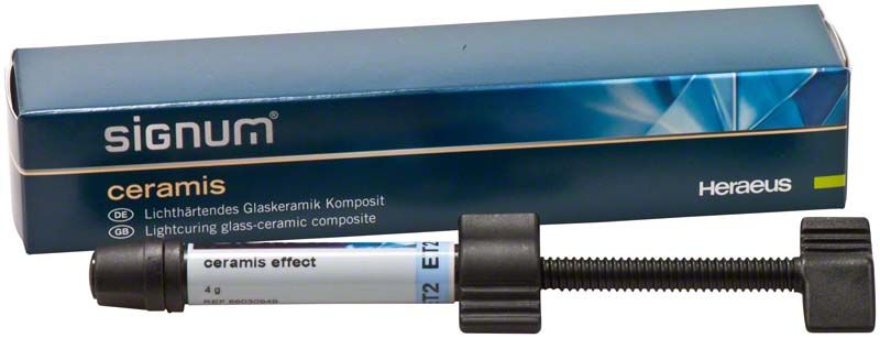 Signum® ceramis effect ET2, lichtdurchlässiges blaues Glaskeramik-Komposit in Spritze.