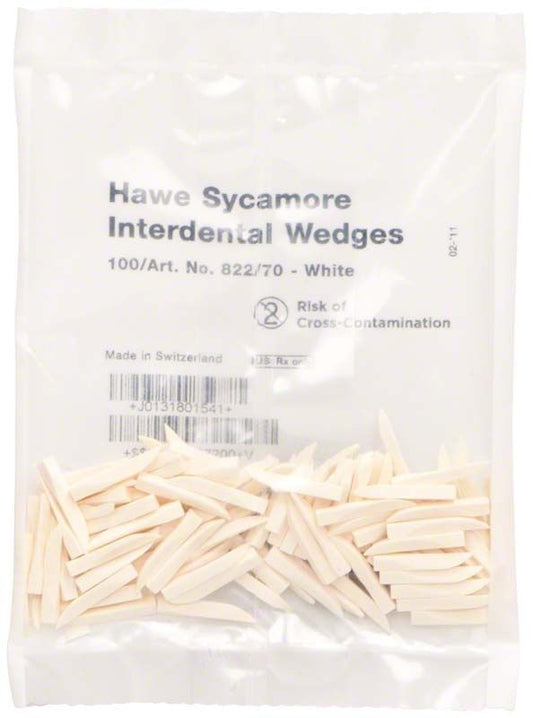 Image of Interdentalkeile 100er weiß groß