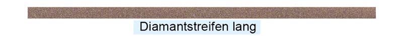 Diamantstreifen 10 St. 356, 6 mm Breite, 0,17 mm Dicke, Nahaufnahme.
